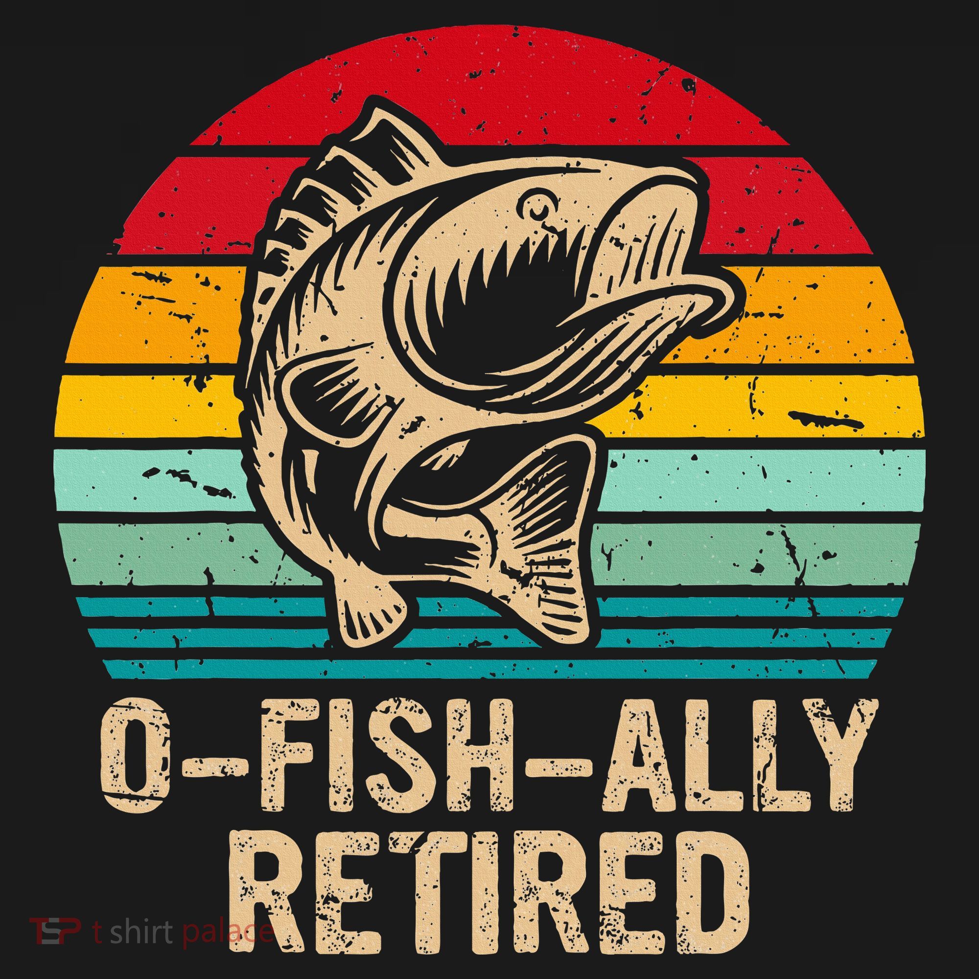 Ofishally Retired Retirement Fishing Hoodie