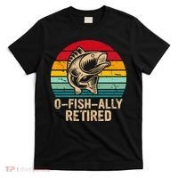 Ofishally Retired Retirement Fishing T-Shirt thumb 0