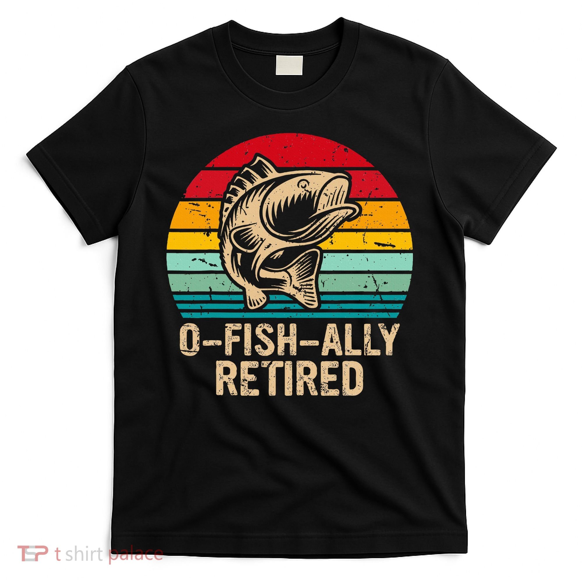 Ofishally Retired Retirement Fishing T-Shirt