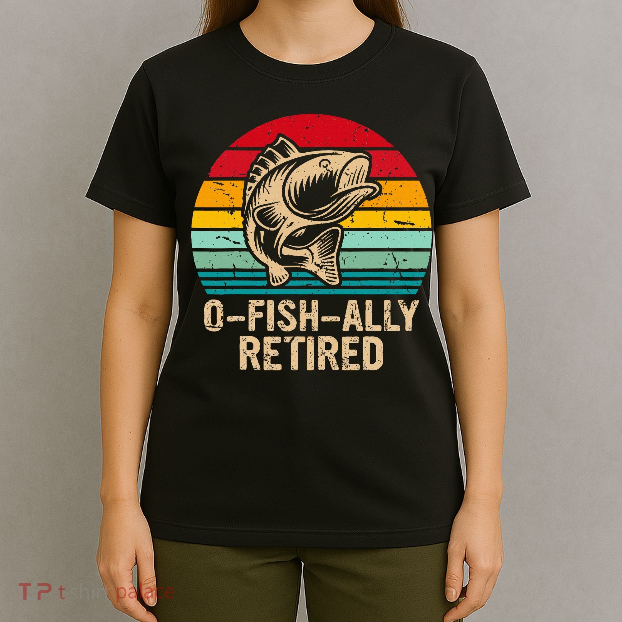 Ofishally Retired Retirement Fishing T-Shirt