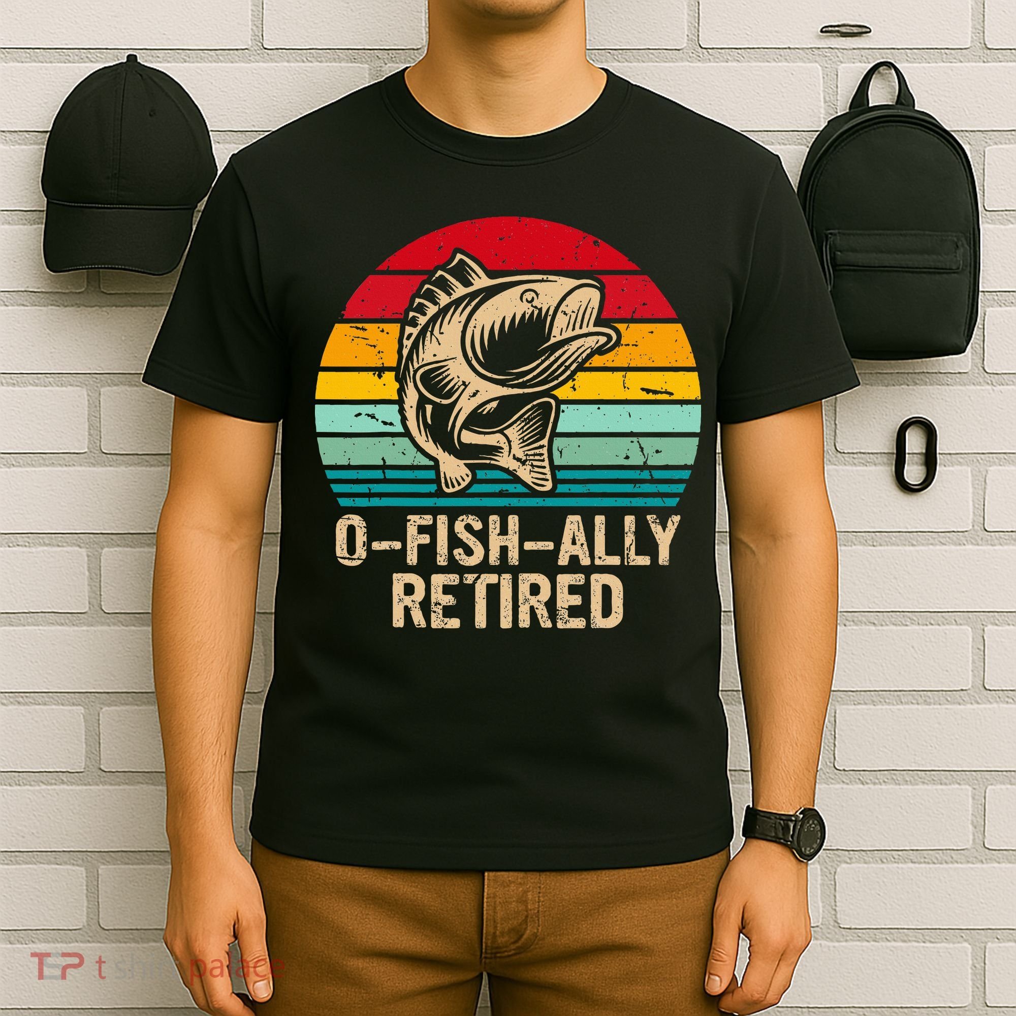 Ofishally Retired Retirement Fishing T-Shirt