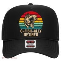 Ofishally Retired Retirement Fishing Hat thumb 0