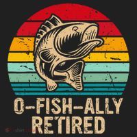 Ofishally Retired Retirement Fishing Hat thumb 2