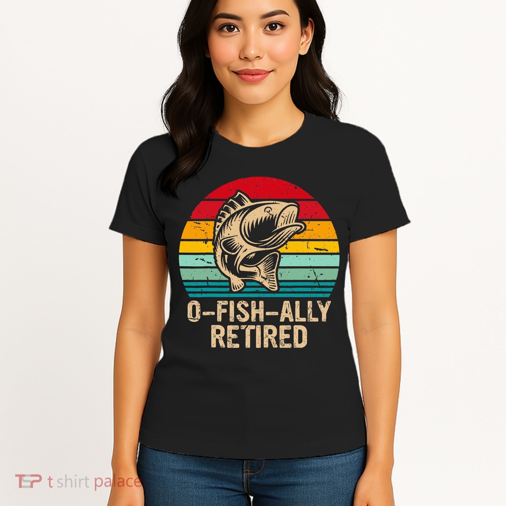 Ofishally Retired Retirement Fishing Women's T-Shirt