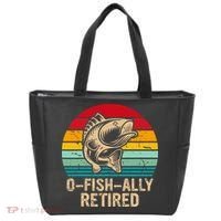Ofishally Retired Retirement Fishing Tote Bag thumb 0