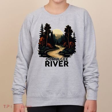 Ocmulgee River Retro Minimalist River Ocmulgee Women's Sweatshirt