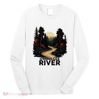 Ocmulgee River Retro Minimalist River Ocmulgee Long Sleeve Shirt thumb 0