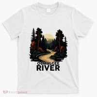 Ocmulgee River Retro Minimalist River Ocmulgee T-Shirt thumb 0
