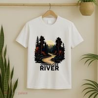 Ocmulgee River Retro Minimalist River Ocmulgee T-Shirt thumb 2