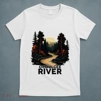 Ocmulgee River Retro Minimalist River Ocmulgee T-Shirt thumb 5