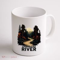 Ocmulgee River Retro Minimalist River Ocmulgee Coffee Mug thumb 1