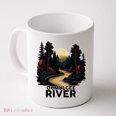 Ocmulgee River Retro Minimalist River Ocmulgee Coffee Mug