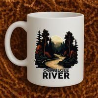 Ocmulgee River Retro Minimalist River Ocmulgee Coffee Mug thumb 2