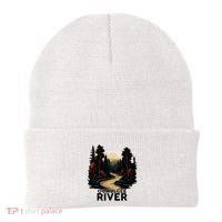 Ocmulgee River Retro Minimalist River Ocmulgee Beanie thumb 0