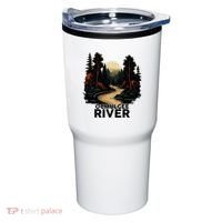 Ocmulgee River Retro Minimalist River Ocmulgee Tumbler thumb 0