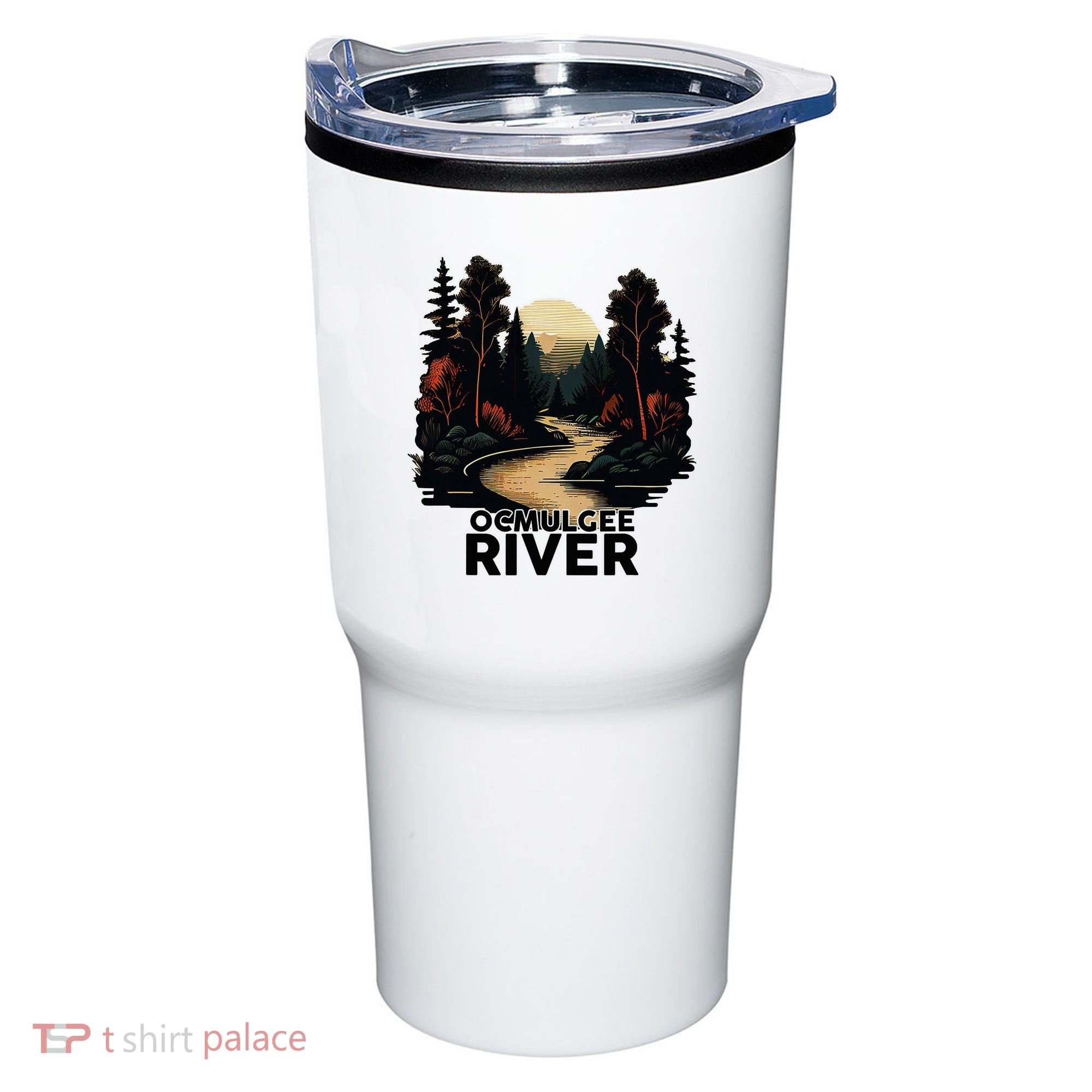 Ocmulgee River Retro Minimalist River Ocmulgee Tumbler