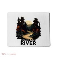 Ocmulgee River Retro Minimalist River Ocmulgee Mousepad thumb 0