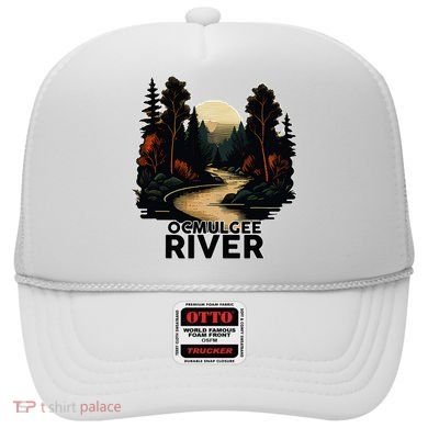 Ocmulgee River Retro Minimalist River Ocmulgee Hat