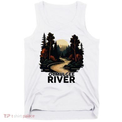 Ocmulgee River Retro Minimalist River Ocmulgee Tank Top