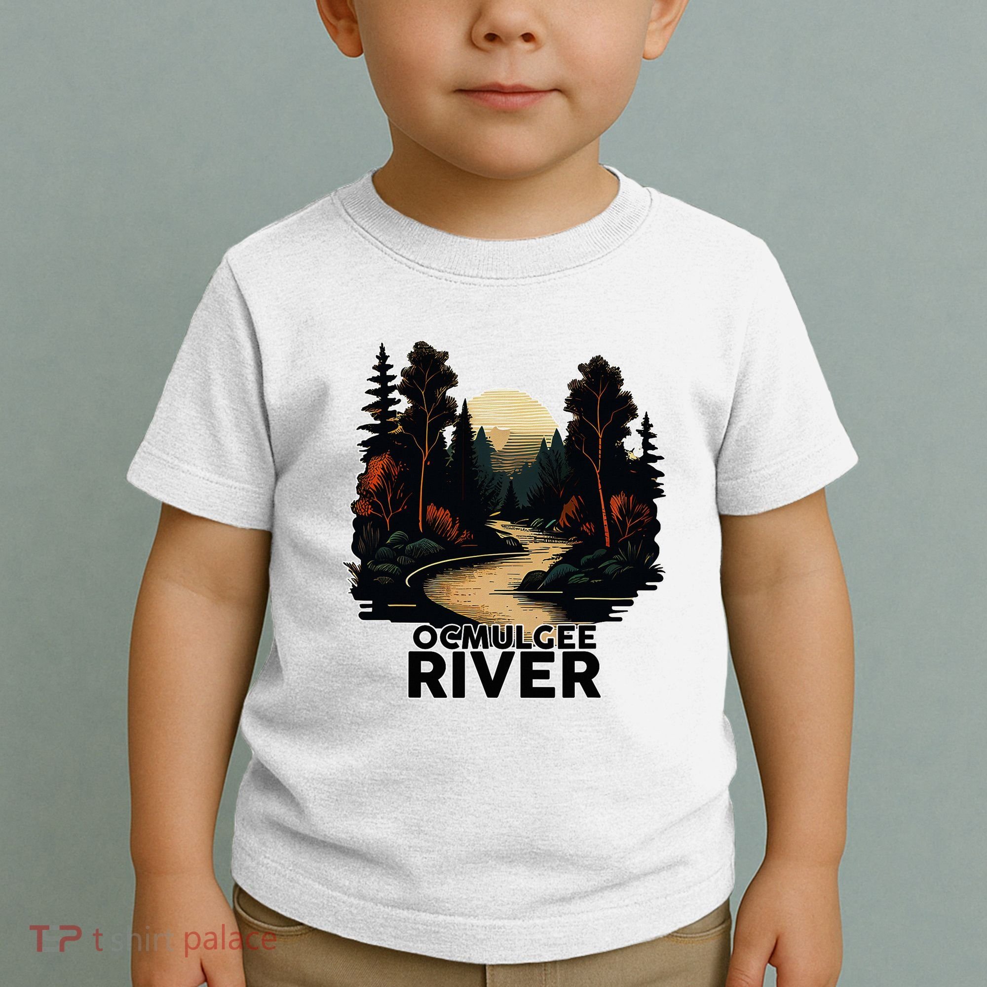 Ocmulgee River Retro Minimalist River Ocmulgee Toddler T-Shirt