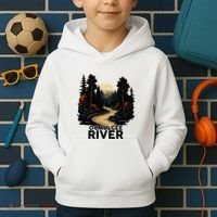 Ocmulgee River Retro Minimalist River Ocmulgee Kids Hoodie thumb 2