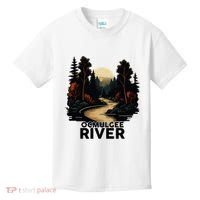 Ocmulgee River Retro Minimalist River Ocmulgee Kids T-Shirt thumb 0