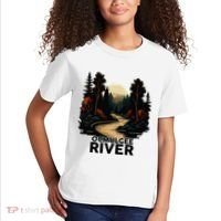 Ocmulgee River Retro Minimalist River Ocmulgee Kids T-Shirt thumb 2
