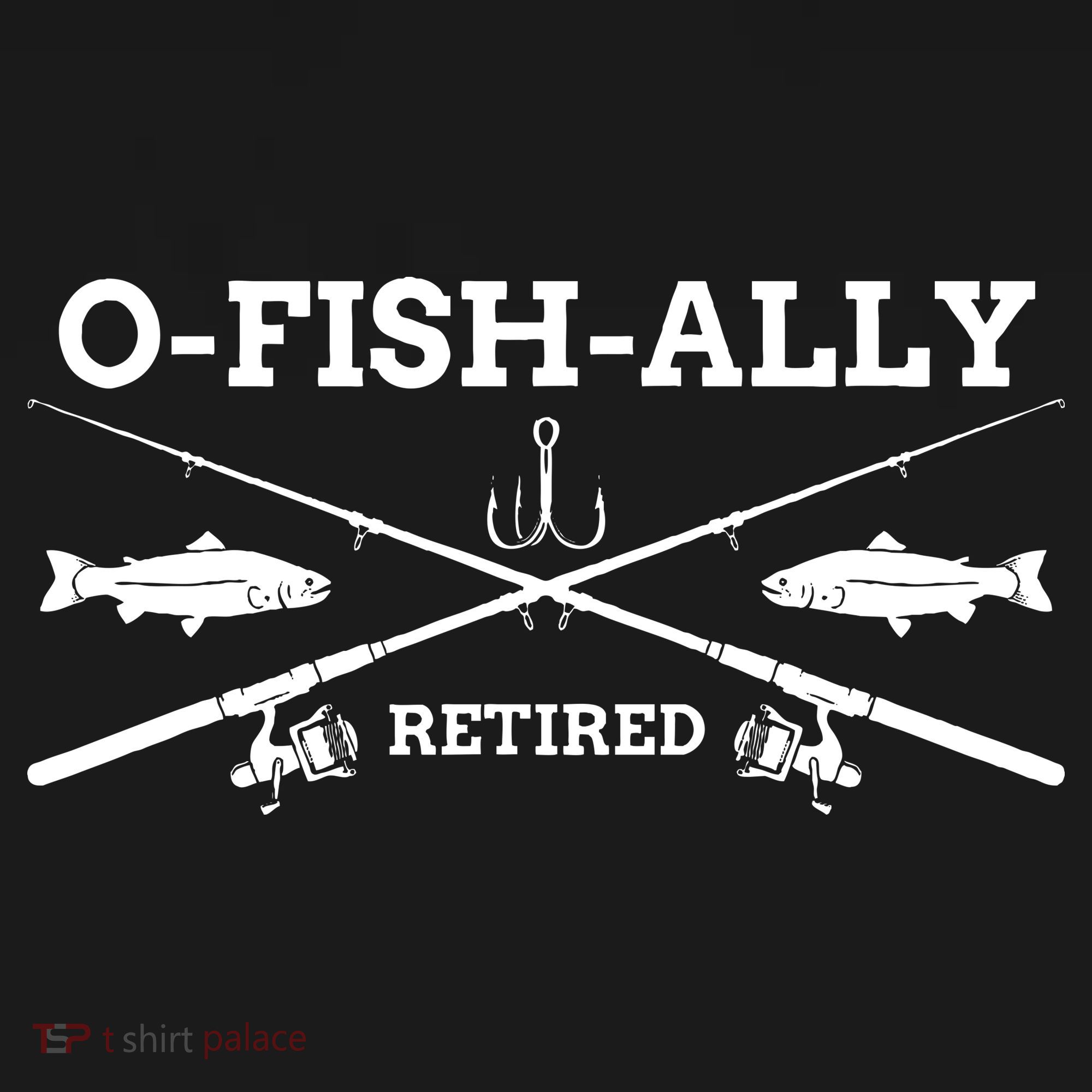 Ofishally Retired Retirement Fishing Gift V-Neck T-Shirt
