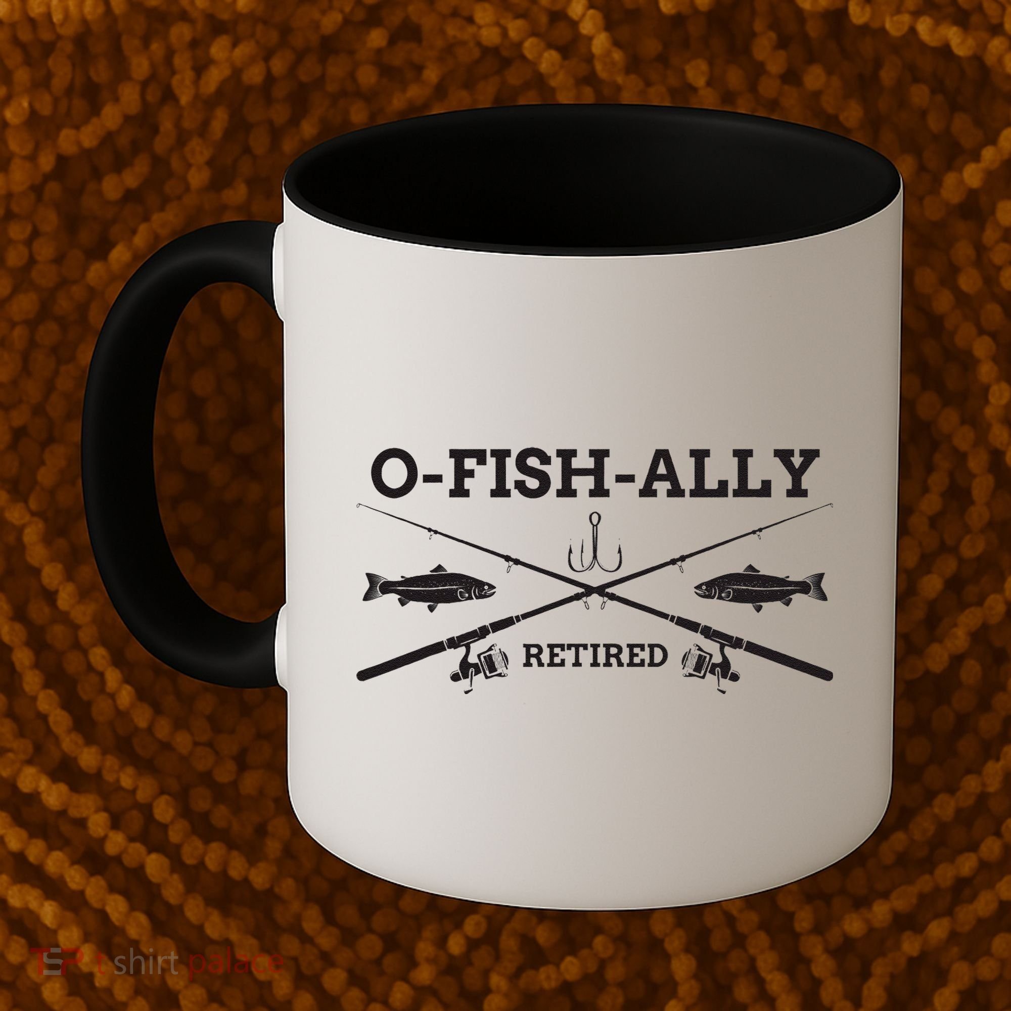 Ofishally Retired Retirement Fishing Gift Coffee Mug
