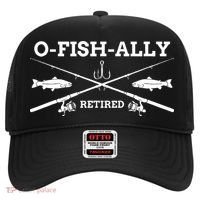 Ofishally Retired Retirement Fishing Gift Hat thumb 0