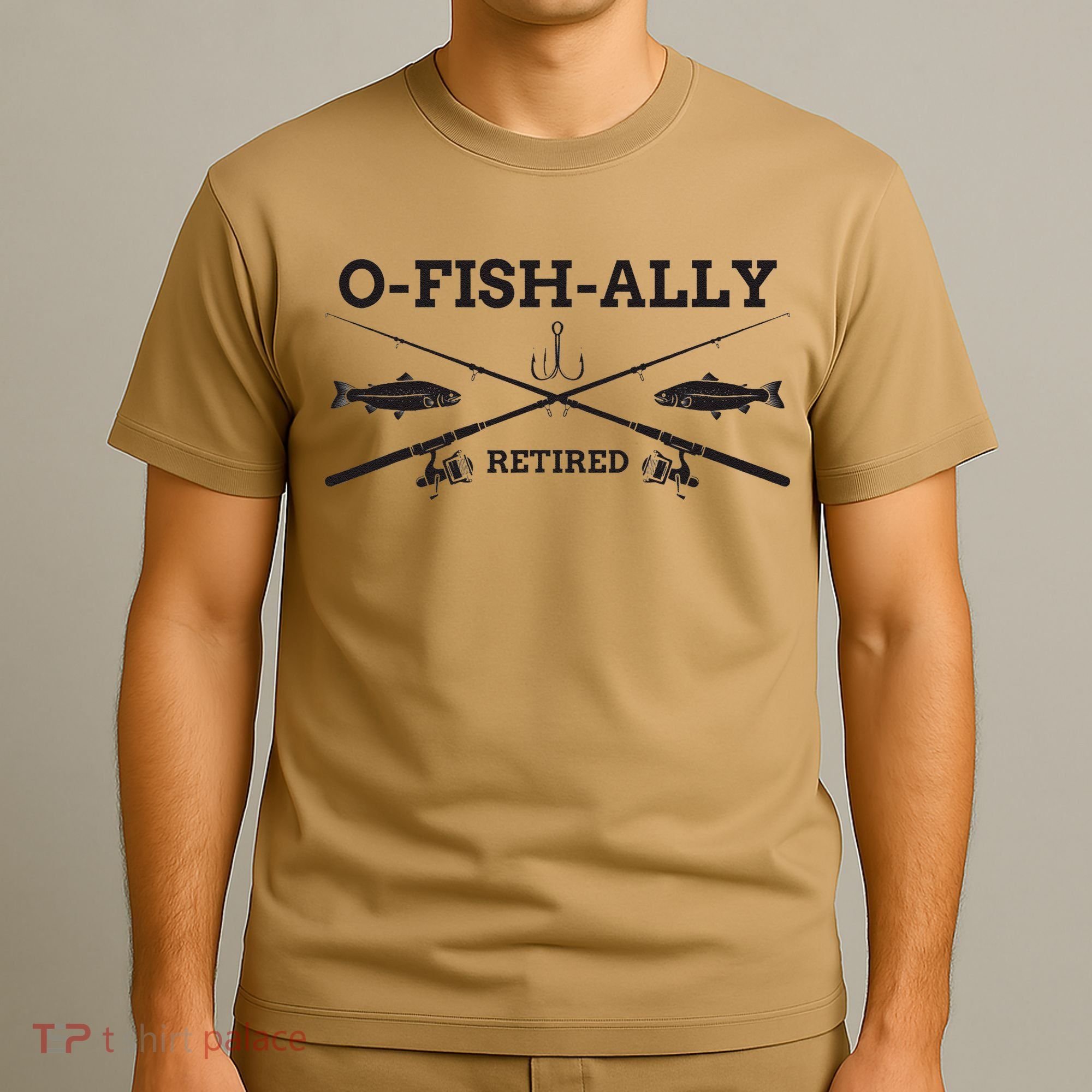 Ofishally Retired Retirement Fishing Gift T-Shirt