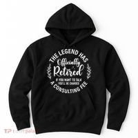 Officially Retired , Retirement Gift Hoodie thumb 0