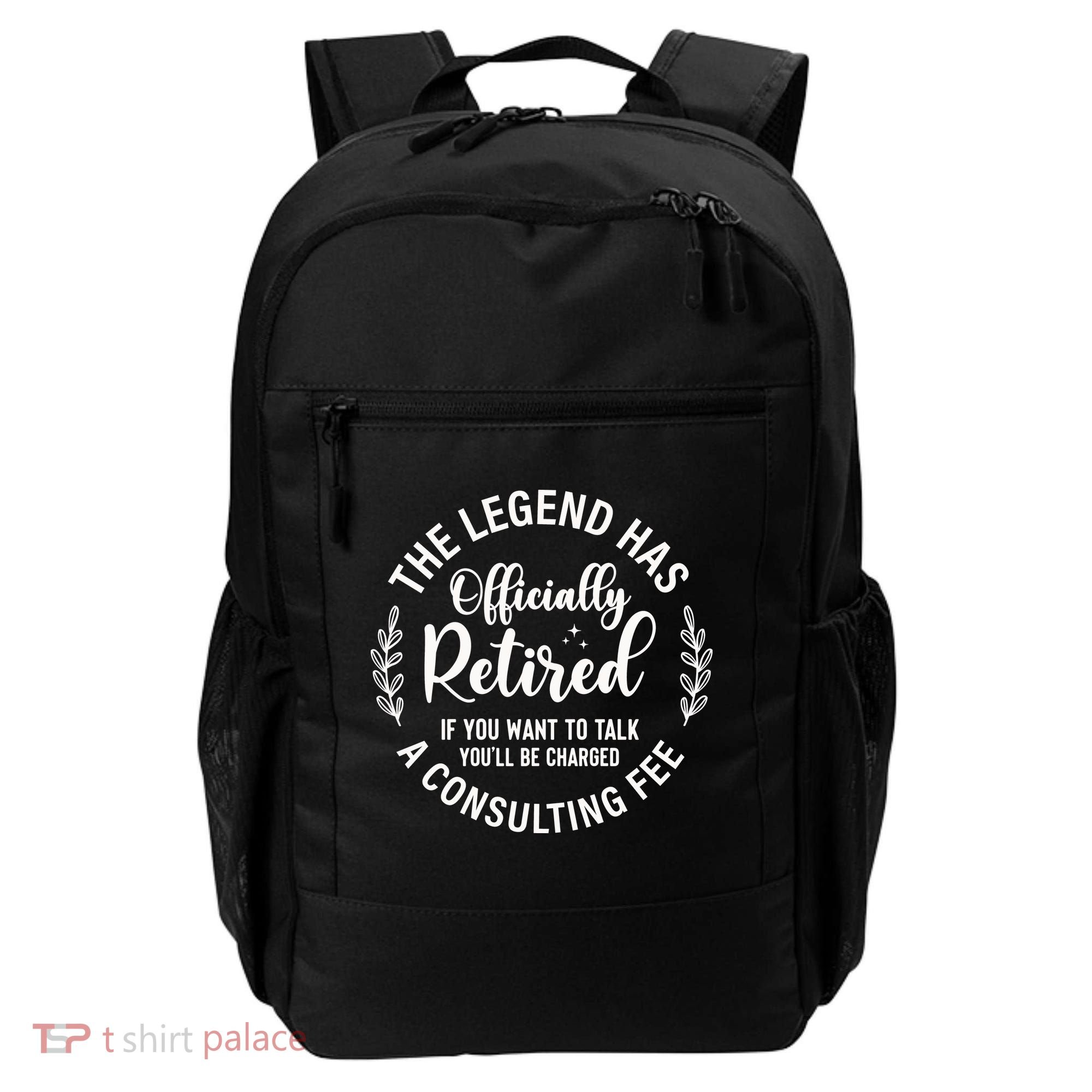Officially Retired , Retirement Gift Backpack