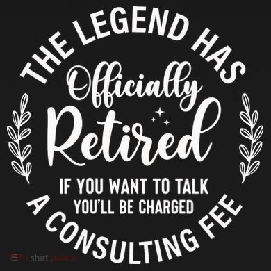 Officially Retired , Retirement Gift Button