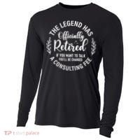 Officially Retired , Retirement Gift Cooling Performance Long Sleeve Crew thumb 0