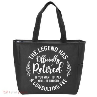 Officially Retired , Retirement Gift Tote Bag