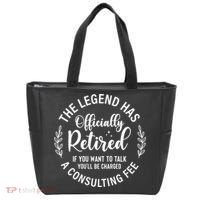 Officially Retired , Retirement Gift Tote Bag thumb 0
