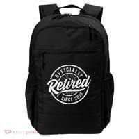 Officially Retired Since 2026 Distressed Emblem Backpack thumb 0