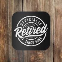 Officially Retired Since 2026 Distressed Emblem Coaster thumb 0