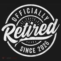 Officially Retired Since 2026 Distressed Emblem Pajama Set thumb 2