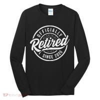 Officially Retired Since 2026 Distressed Emblem Tall Long Sleeve Shirt thumb 0