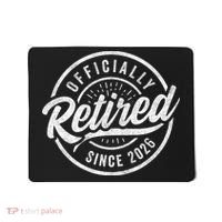 Officially Retired Since 2026 Distressed Emblem Mousepad thumb 0