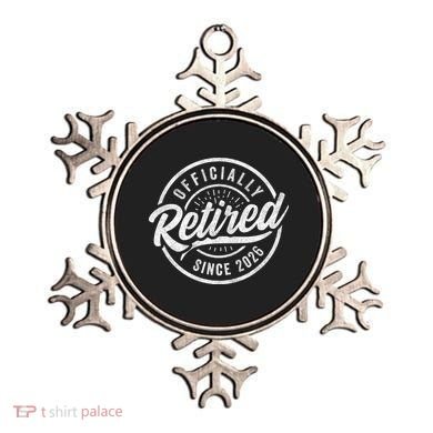 Officially Retired Since 2026 Distressed Emblem Ornament