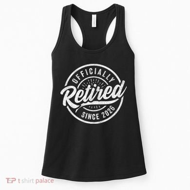 Officially Retired Since 2026 Distressed Emblem Women's Tank Top