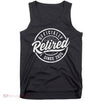 Officially Retired Since 2026 Distressed Emblem Tank Top thumb 0