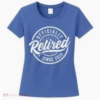 Officially Retired Since 2026 Distressed Emblem Women's T-Shirt thumb 0