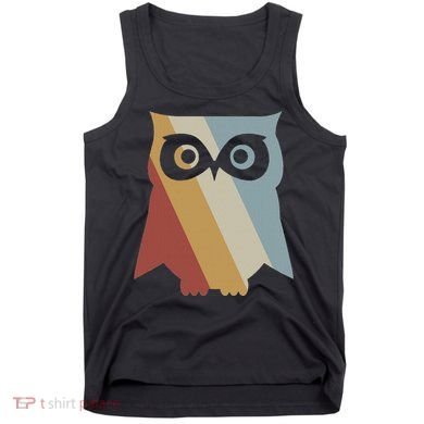 Owl Retro Style Vintage Tank Top