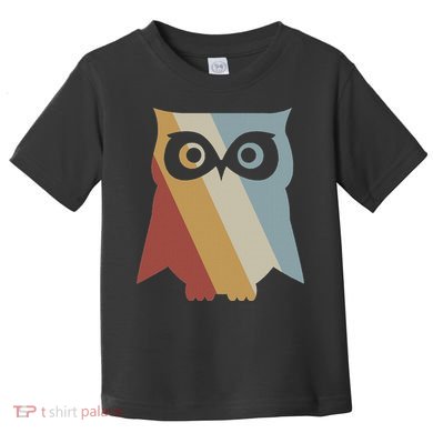 Owl Retro Style Vintage Toddler T-Shirt