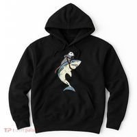 Opossum Riding Shark Fun Possum Hoodie thumb 0