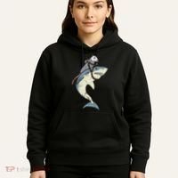 Opossum Riding Shark Fun Possum Hoodie thumb 5